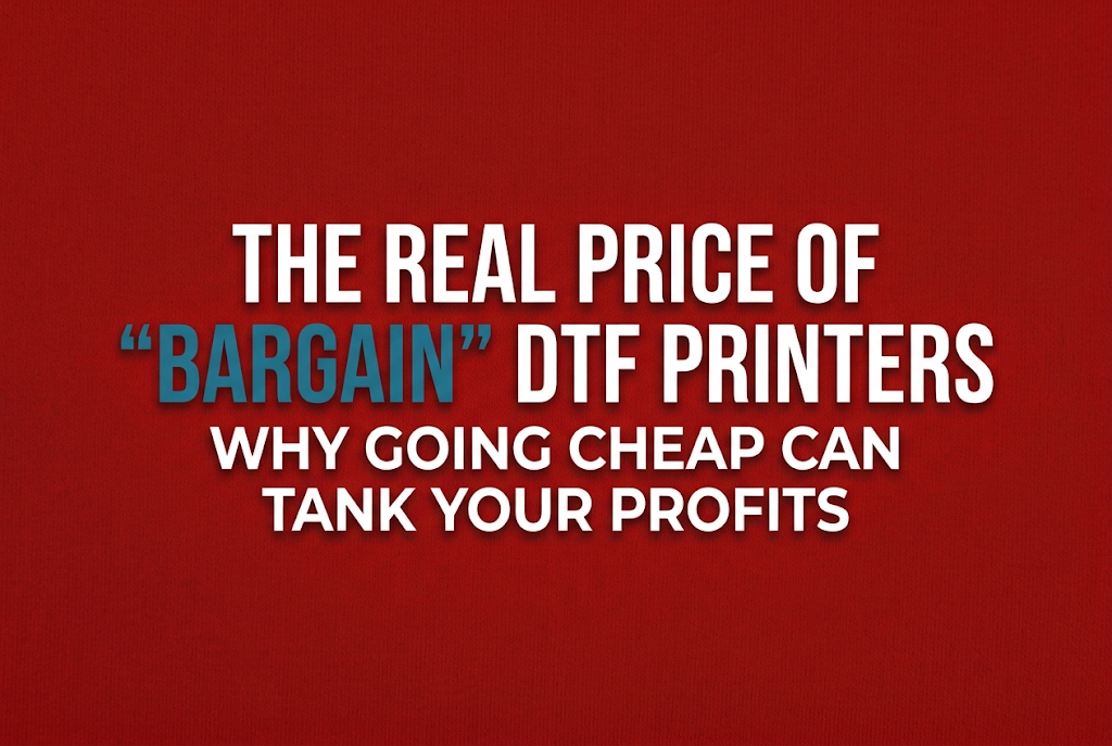 The Real Price of "Bargain" DTF Printers: Why Going Cheap Can Tank Your Profits