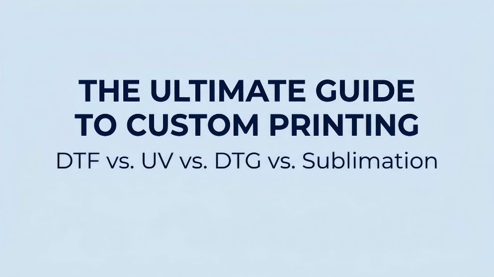 THE ULTIMATE GUIDE TO CUSTOM PRINTING