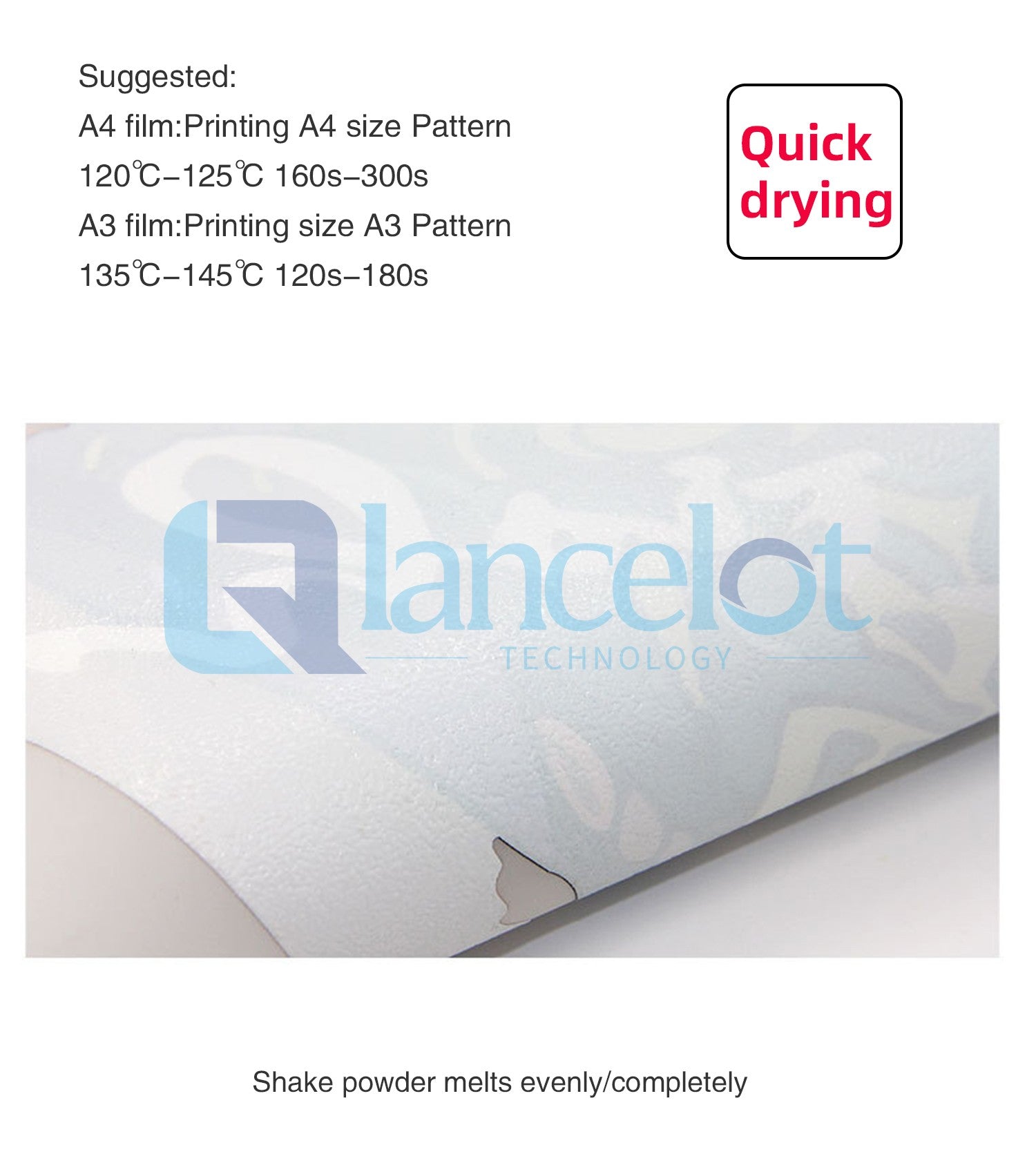 Lancelot Heat Transfer PET Film Oven, Heating A3/A3+/A4 Size (DTF Oven)