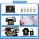 Lancelot DTF INK Combo Pack 500ML (2 White,1 Black,1 Cyan,1 Magenta,1 Yellow)