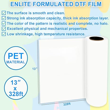 Lancelot 500 ML White Ink DTF Ink +Pet Film For Dtf Printer Heat Transfer Tshirt