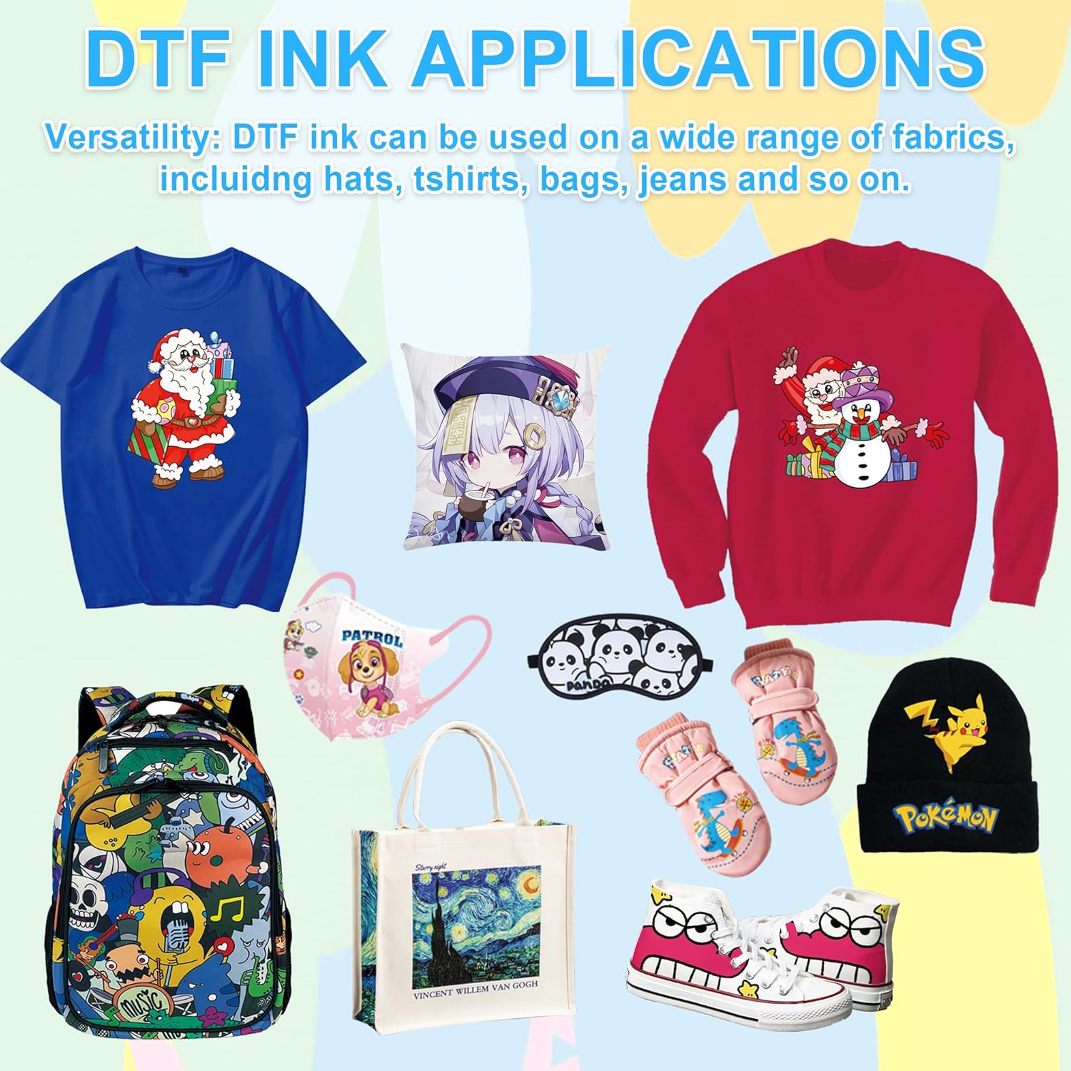 Lancelot 500 ML White Ink DTF Ink +Pet Film For Dtf Printer Heat Transfer Tshirt