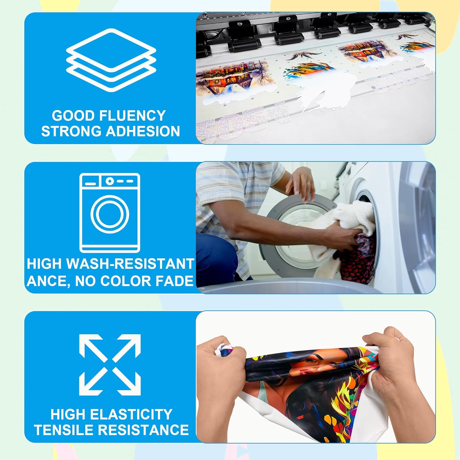 Lancelot 500 ML White Ink DTF Ink +Pet Film For Dtf Printer Heat Transfer Tshirt