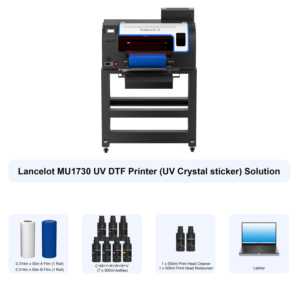 [Early Bird Offer] Lancelot MU1730-A UV DTF Printer All-in-One (Limited Time)