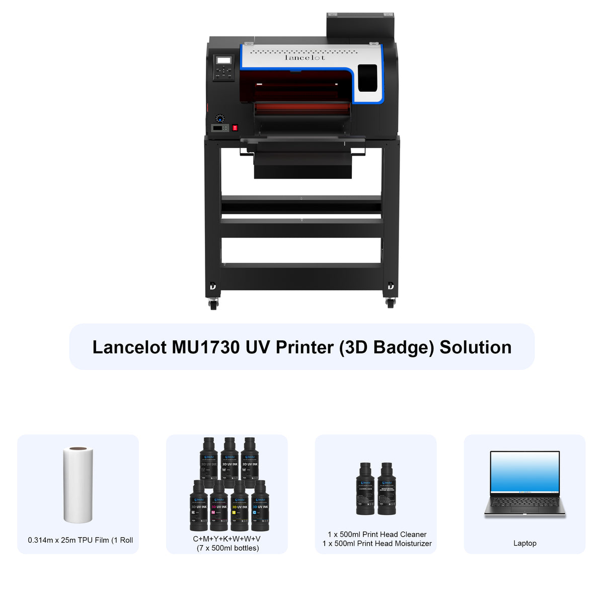 [Early Bird Offer] Lancelot MU1730-B UV 3D Badges Printer ( Limited Time )