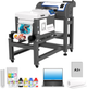 Lancelot M1630 Pro DTF Printer Dream Mobile Workstation – with Laptop, Shaker, Mobile Rack & Ink + Film + Powder, Holiday Mode, Auto-Clean, Auto Cutter, Ink Alarm